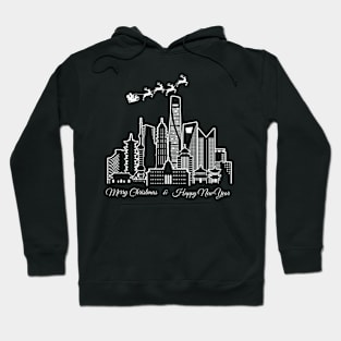 Merry Christmas Happy New Year Shanghai Hoodie